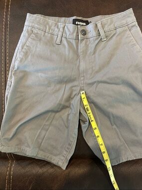RSQ Light Gray Flat Front Chino Shorts